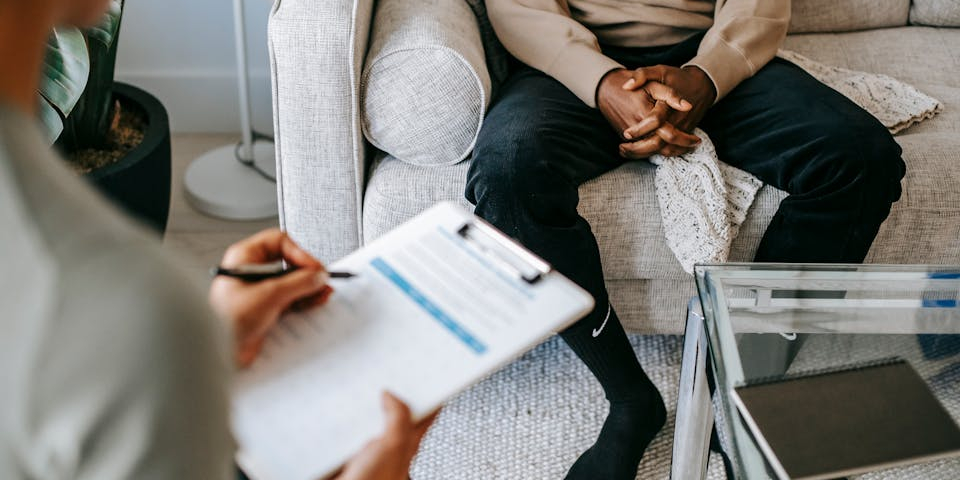 a person using therapy to address their issues and findout whether they are facing Addiction or Compulsive Behavior