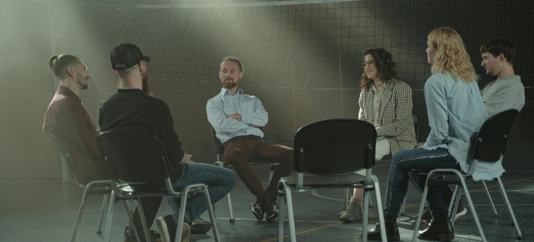 Group therapy session