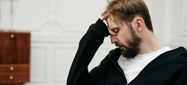 Man opening up about key emotional struggles during short-term therapy