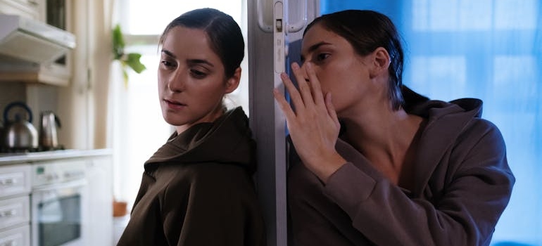 twins talking behind the doors about ADHD vs. OCD