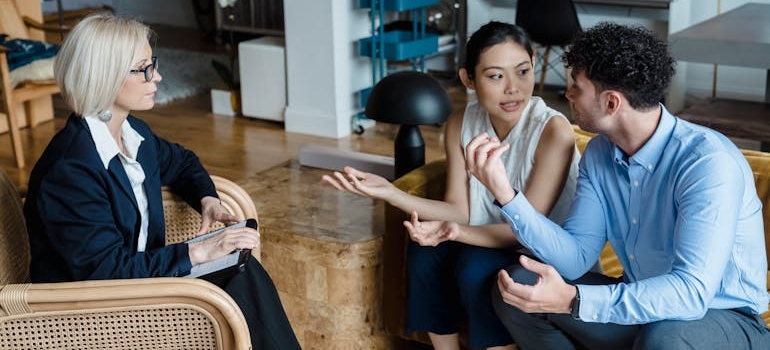 a couple in therapy talking about the BPD vs NPD